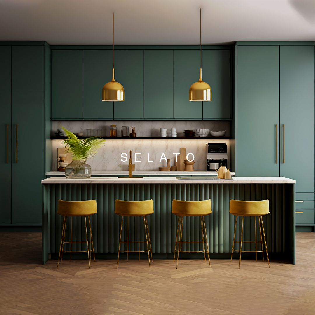 Straight Modular Kitchen Design - SELATO