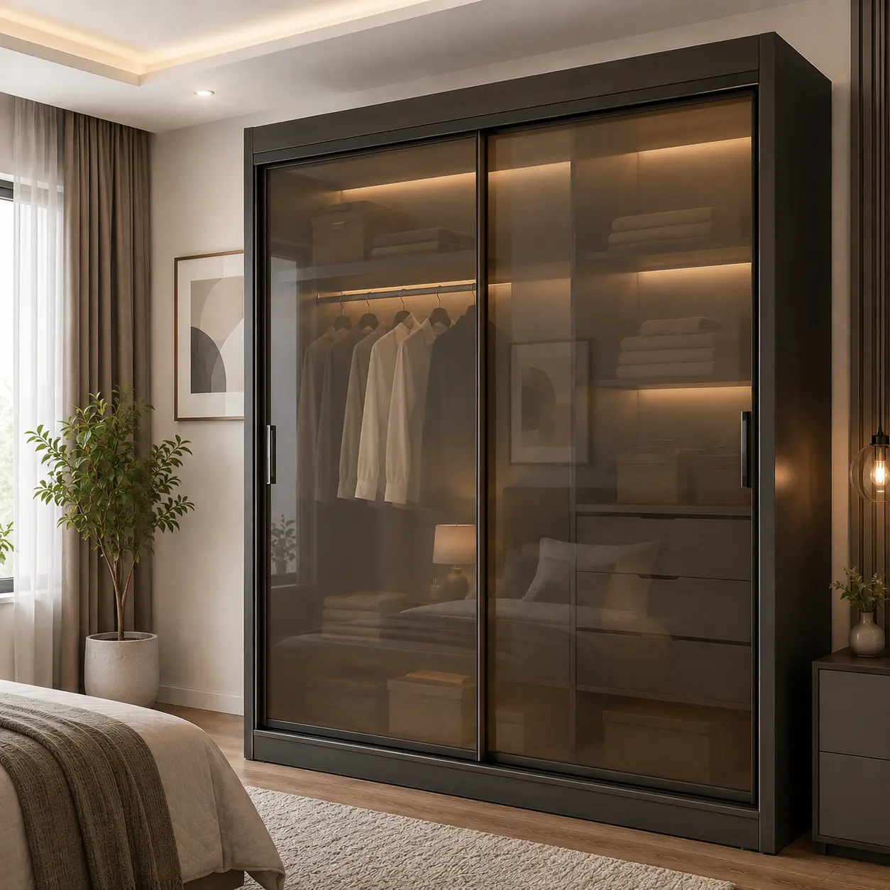Glass Sliding Wardrobe Doors