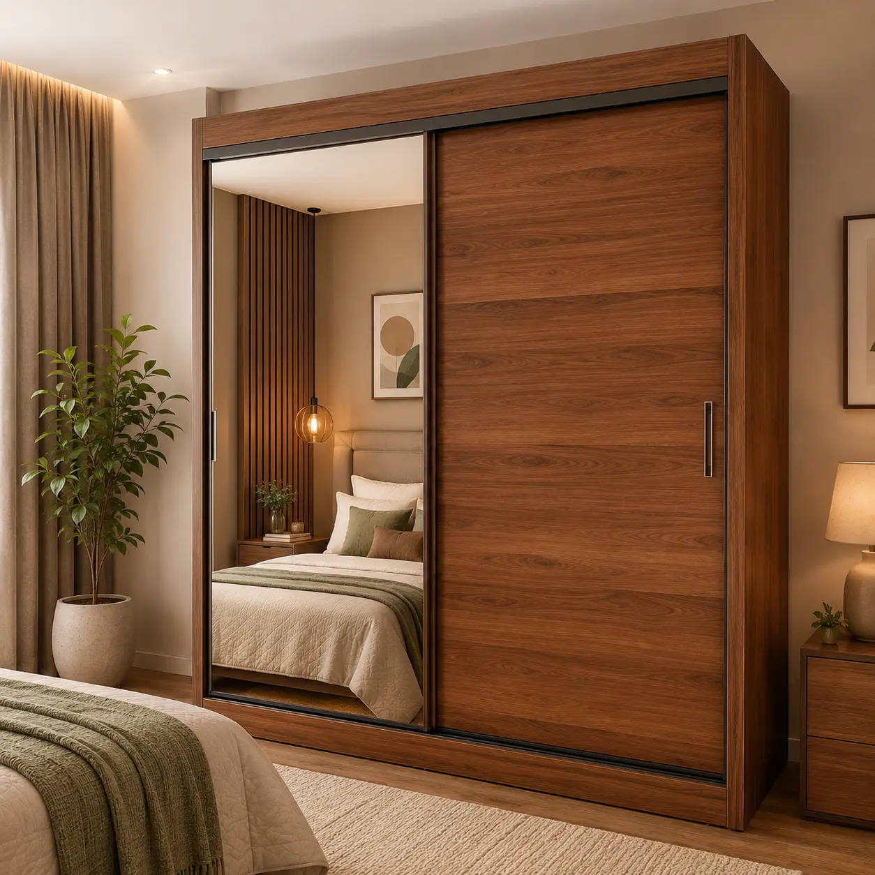Wood Sliding Wardrobe Doors