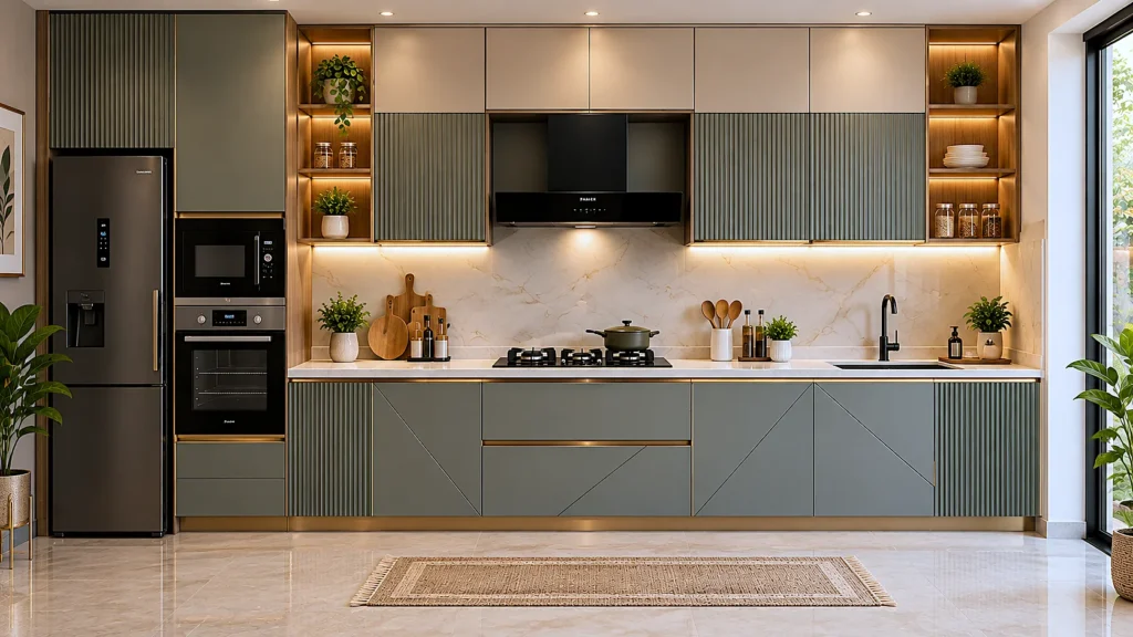 Straight Kitchen layout