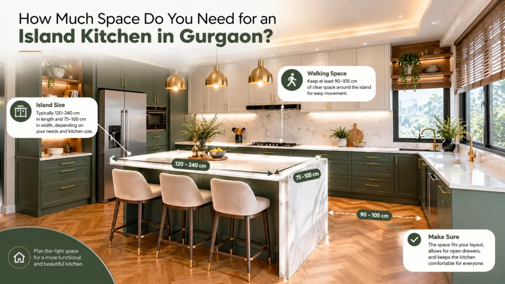 Island Kitchen Space Guide