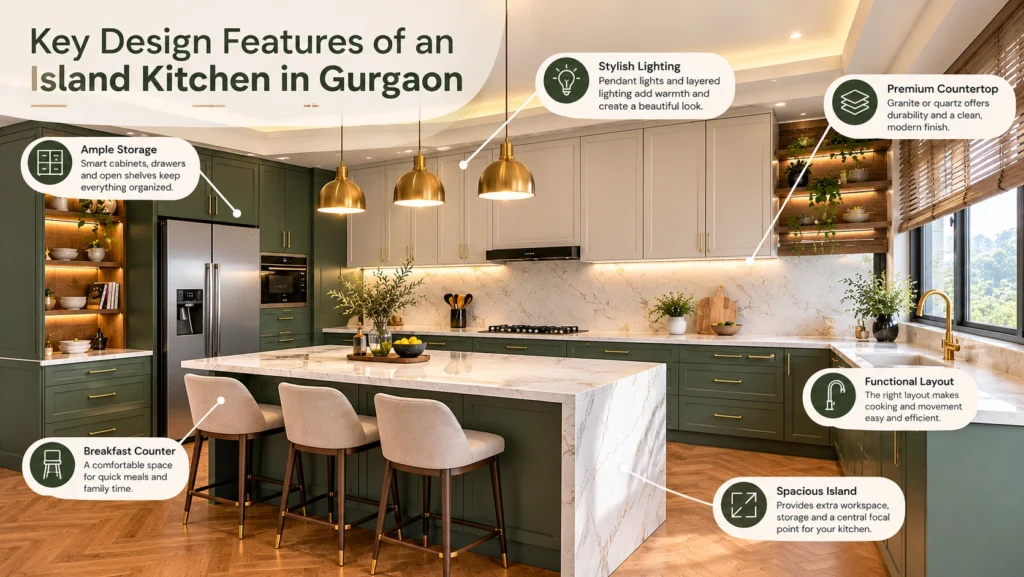 Key Features of a Stylish Island Kitchen