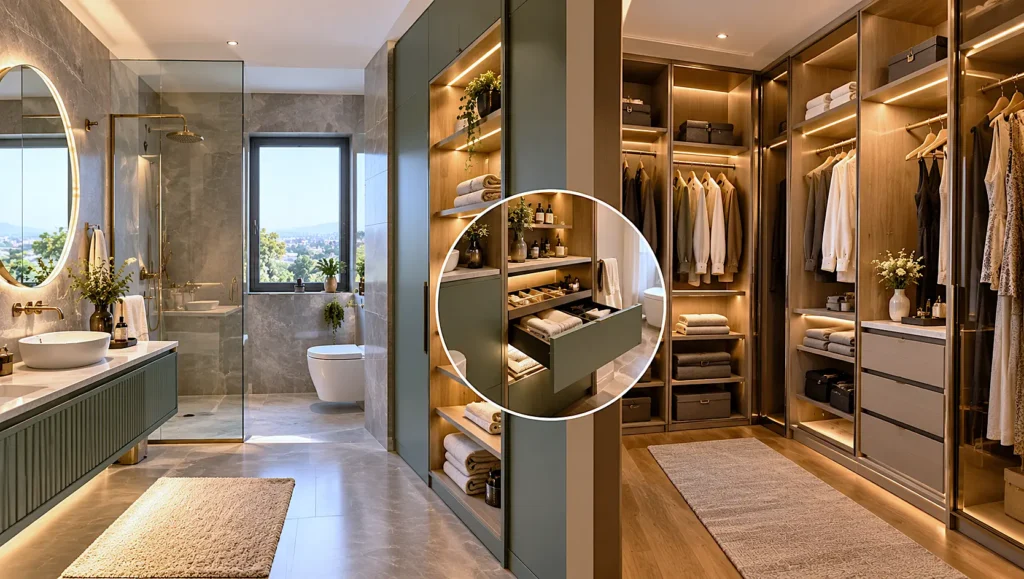 Luxurious Bathroom-Wardrobe Haven