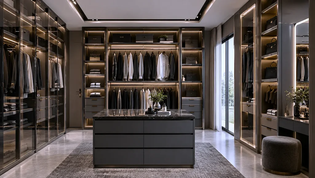 Walk-In Closet Wardrobe