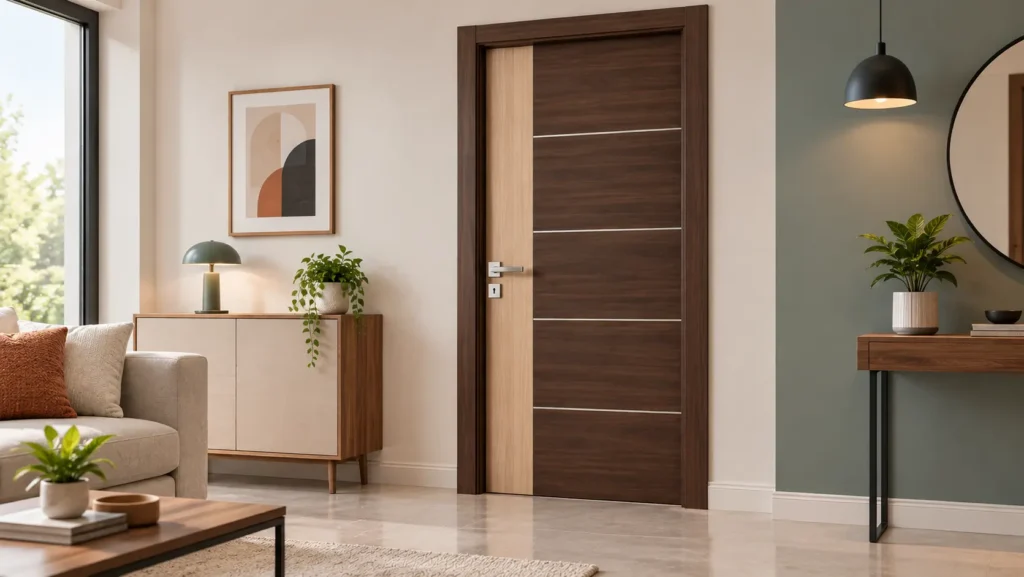 Modern Laminate Door Living Space