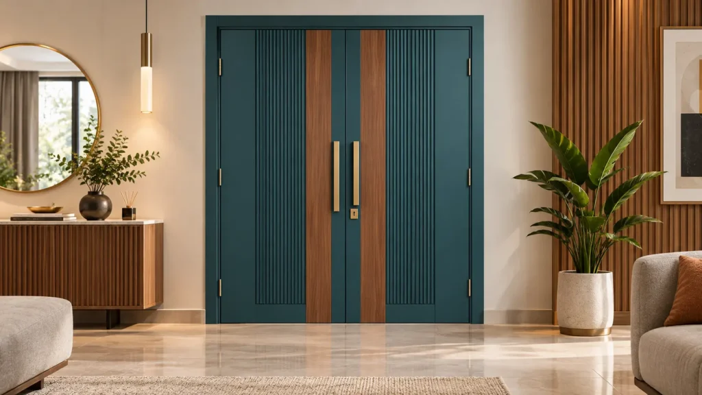 Modern Double Door: Making a Bold Statement