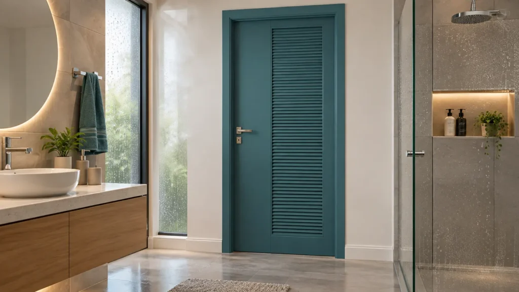 Bathroom Door: Handling Moisture with Style