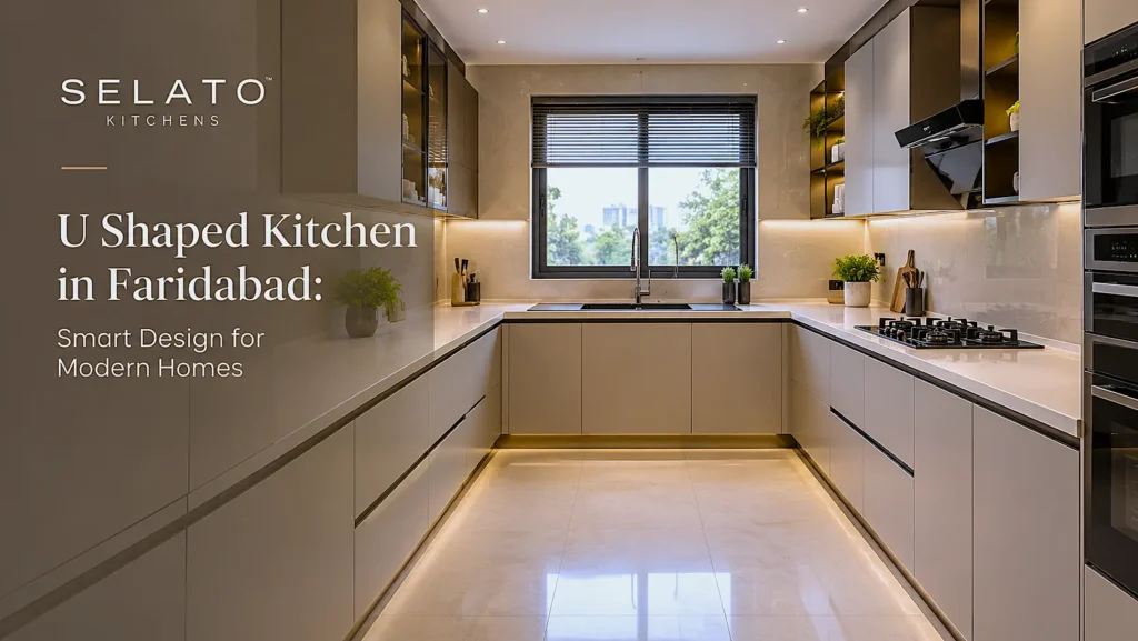 U Shaped Kitchen in Faridabad