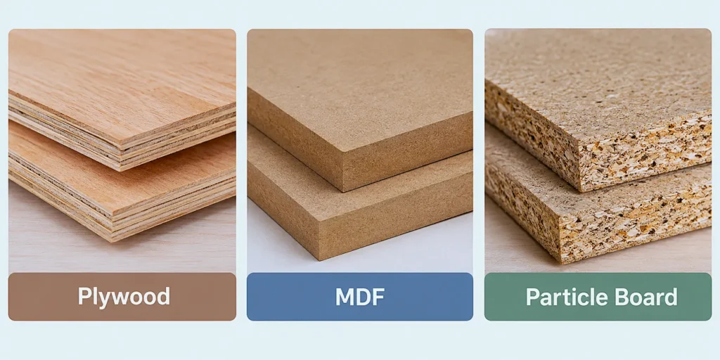 Wood Board Materials Comparison